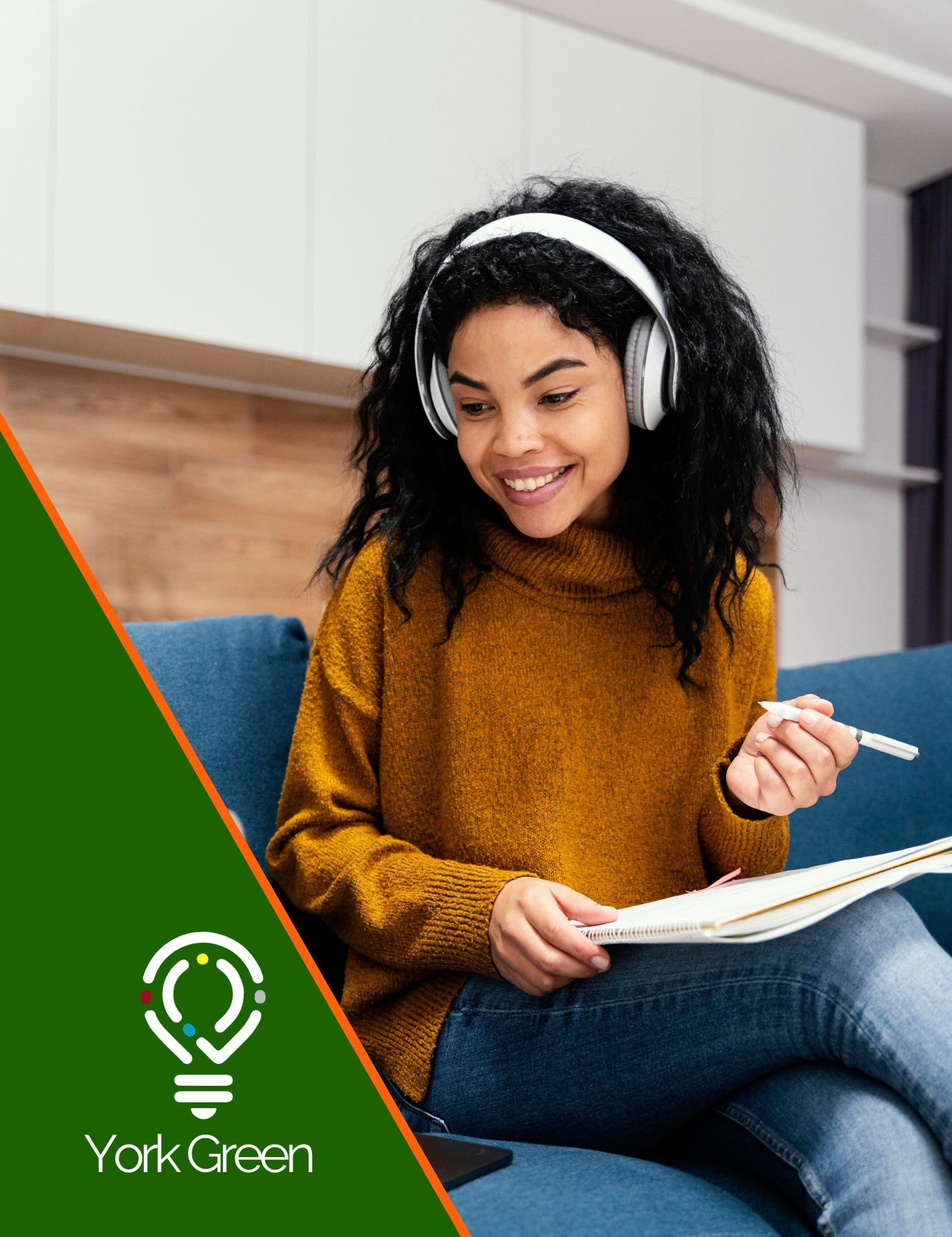 eLearning being done flexibly in a comfortable environment