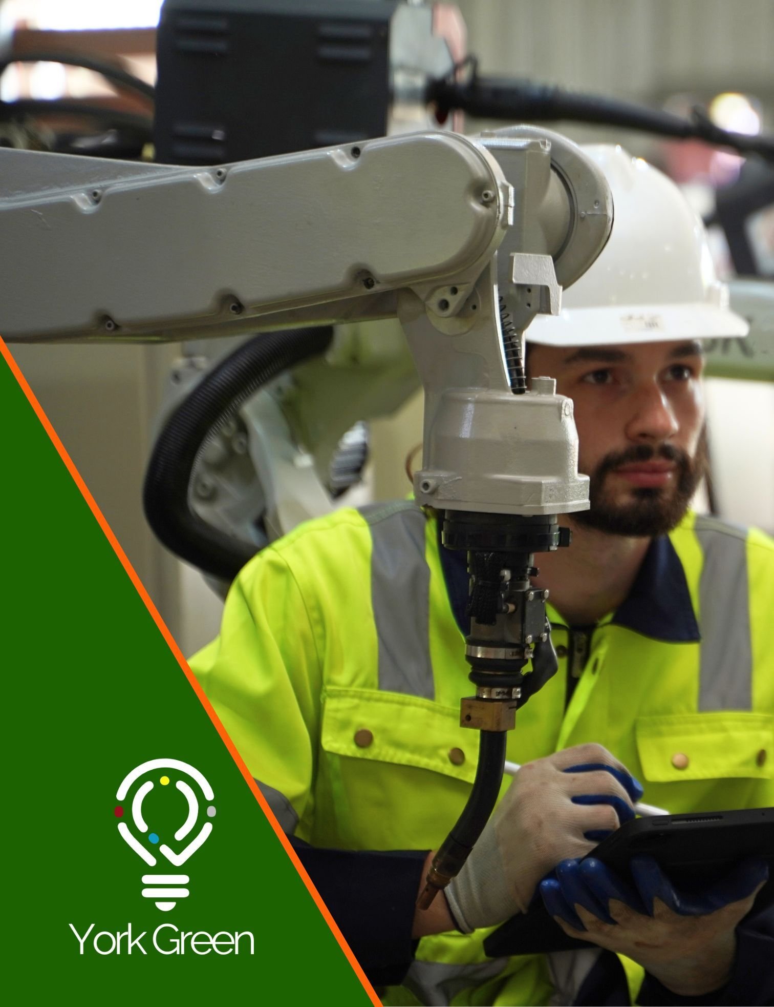 Inspector assessing robotic machine Provision and use of work equipment 